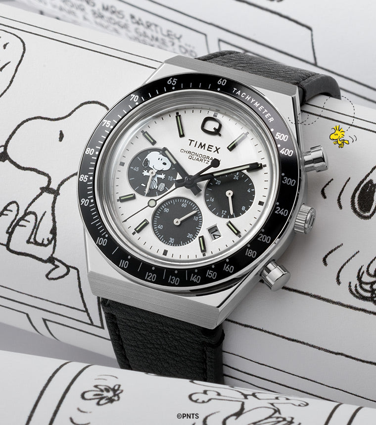 Q Timex Chronograph x Peanuts Snoopy Watch
