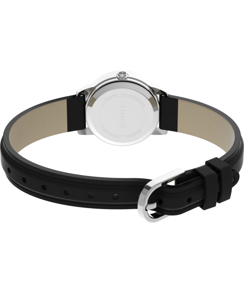 Timex easy reader 25mm leather strap watch on sale