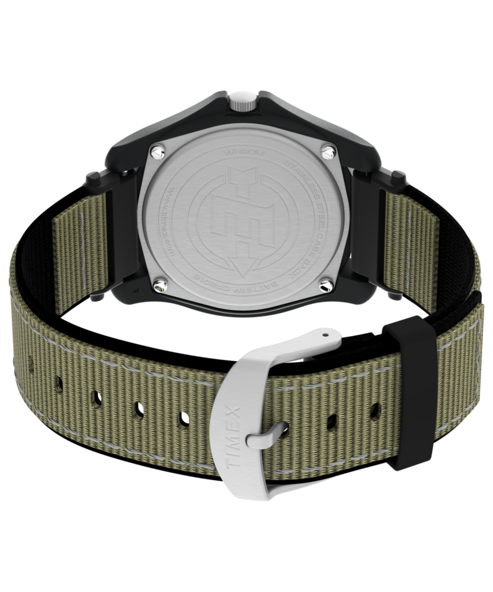 T42571 Expedition Camper 39mm Fabric Strap Watch Caseback with Attachment Image