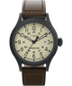 Expedition Scout 40mm Leather Strap Watch