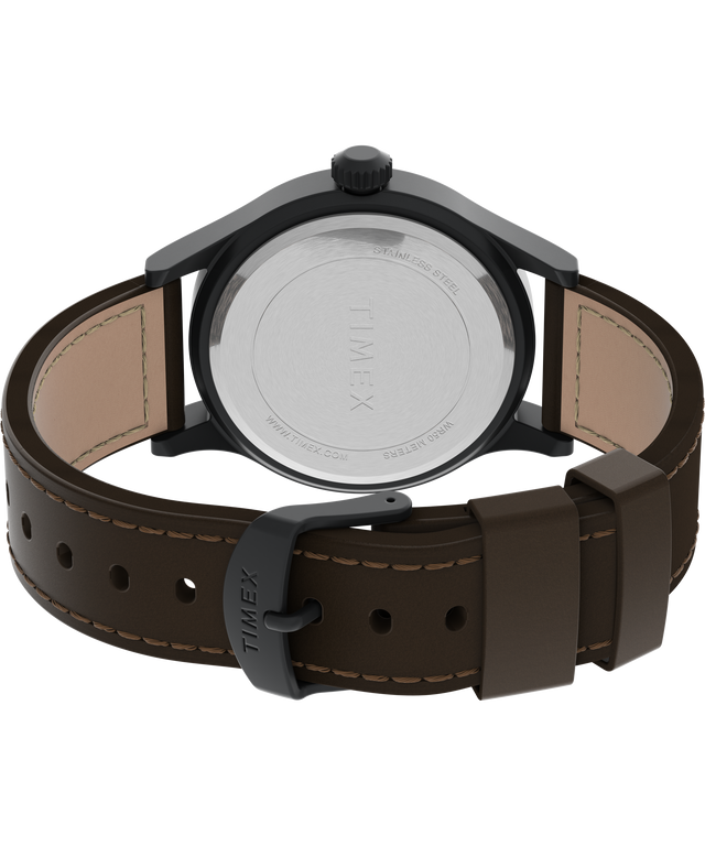 Expedition Scout 40mm Leather Strap Watch