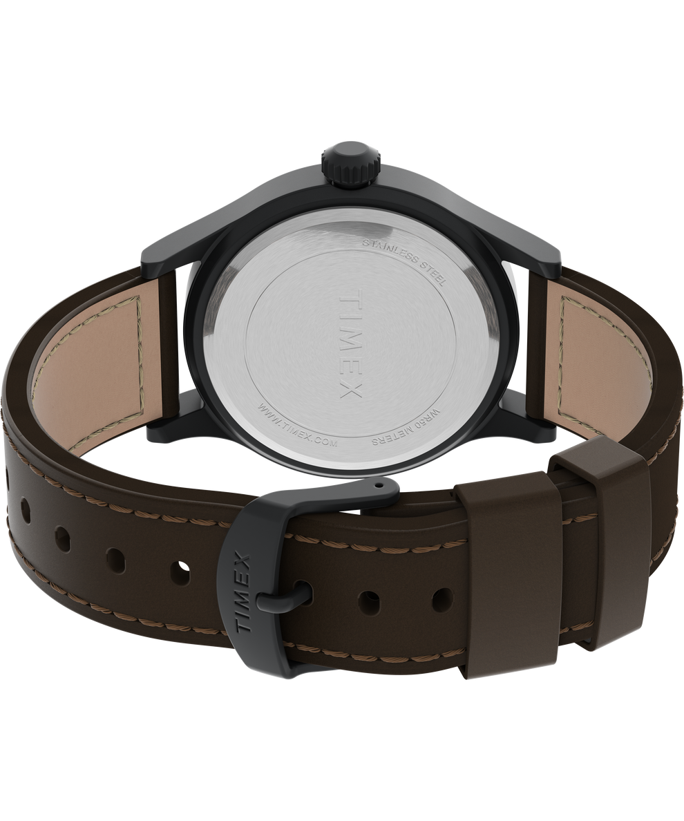 Expedition Scout 40mm Leather Strap Watch