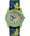 T72881 TIMEX TIME MACHINES® 29mm Green Gecko Elastic Fabric Kids Watch Primary Image