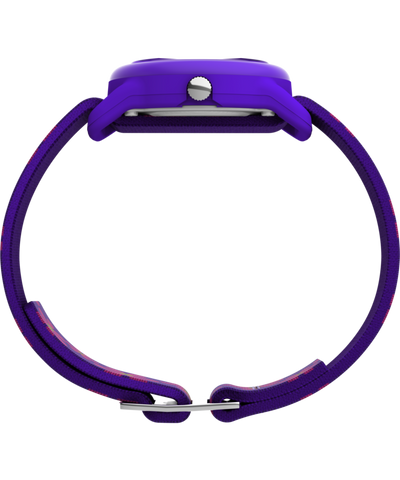T89022 TIMEX TIME MACHINES® 29mm Purple Floral Elastic Fabric Kids Watch Profile Image