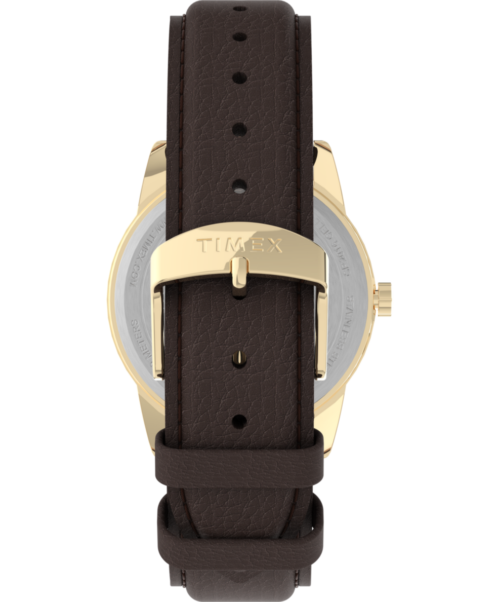 Timex men's easy reader leather strap 38mm watch on sale