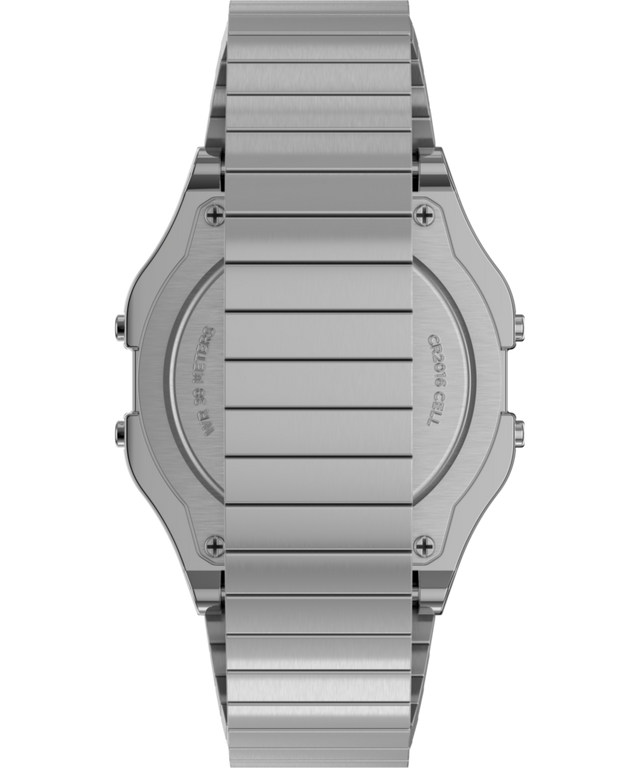 TW2R79100 Timex T80 34mm Stainless Steel Expansion Band Watch Strap Image