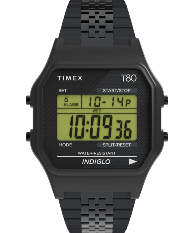 TW2R79400 Timex T80 34mm Stainless Steel Bracelet Watch Primary Image