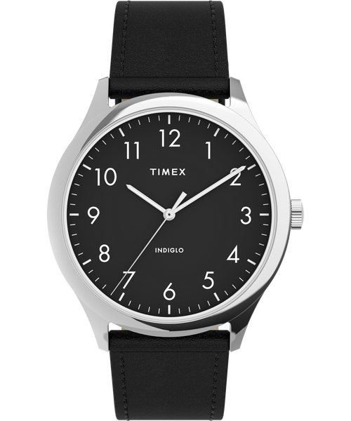 Modern Easy Reader® 40mm Leather Strap Watch - Timex UK