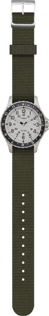 TW2T83500 Navi Ocean 38mm Reversible Fabric Strap Watch Caseback Image