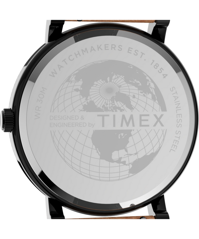 TW2U05800 Originals 42mm Leather Strap Watch Caseback Image