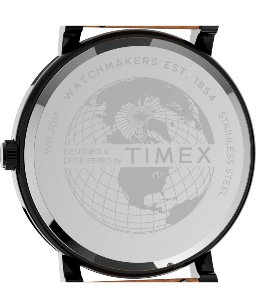 TW2U05800 Originals 42mm Leather Strap Watch Caseback Image