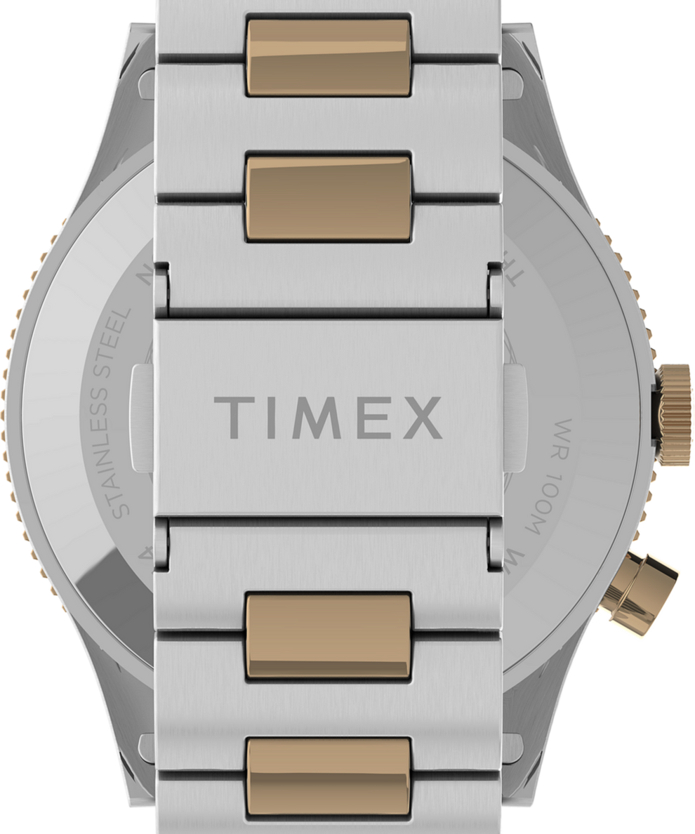 TW2U90600 Waterbury Traditional GMT 39mm Stainless Steel Bracelet Watch Strap Image