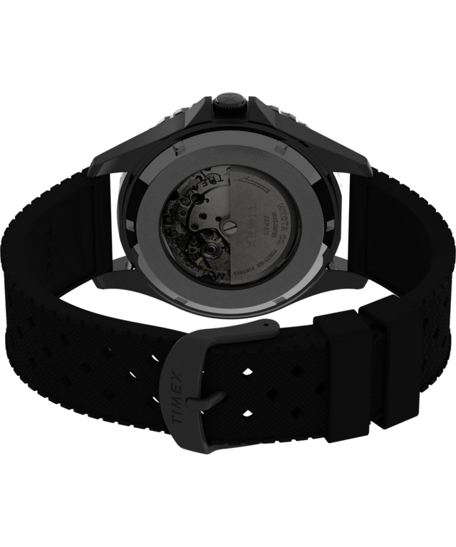 Navi Automatic 41mm Synthetic Rubber Strap Watch TW2U99900 Timex UK
