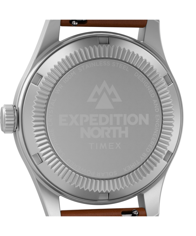 TW2V00200 Expedition® Field Post Solar 36mm Eco-Friendly Leather Strap Watch Caseback Image