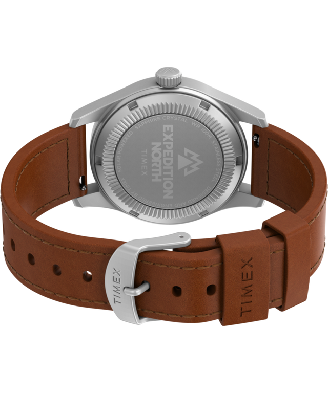 TW2V00200 Expedition® Field Post Solar 36mm Eco-Friendly Leather Strap Watch Caseback with Attachment Image