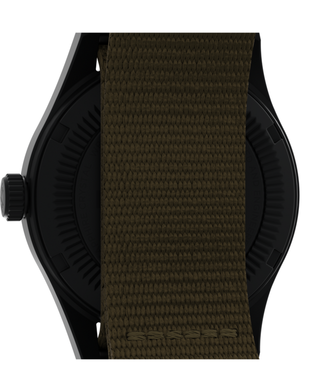 TW2V00400 Expedition® Field Post Solar 36mm Recycled Fabric Strap Watch Caseback Image