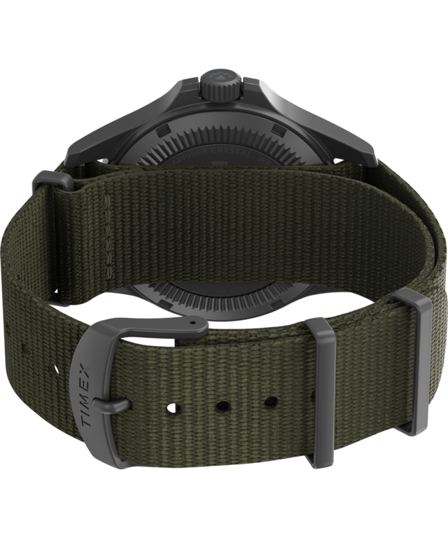 TW2V03700 Expedition® Field Post Solar 41mm Recycled Fabric Strap Watch
 Caseback with Attachment Image
