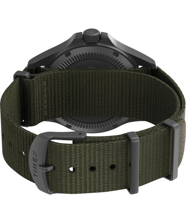 TW2V03700 Expedition® Field Post Solar 41mm Recycled Fabric Strap Watch
 Caseback with Attachment Image