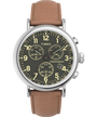 TW2V27500UK Timex Standard Chronograph 41mm Leather Strap Watch primary image