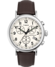 TW2V27600UK Timex Standard Chronograph 41mm Leather Strap Watch primary image