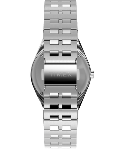 TW2V38000 Q Timex GMT 38mm Stainless Steel Bracelet Watch Strap Image