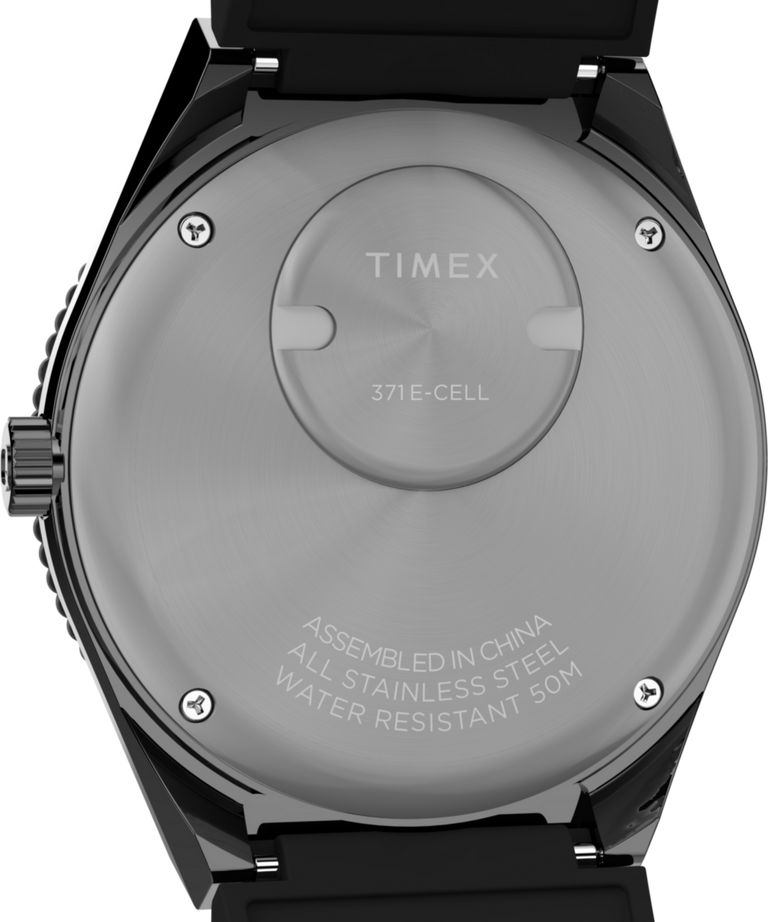 Q Timex GMT 38mm Synthetic Rubber Strap Watch TW2V38200 Timex UK