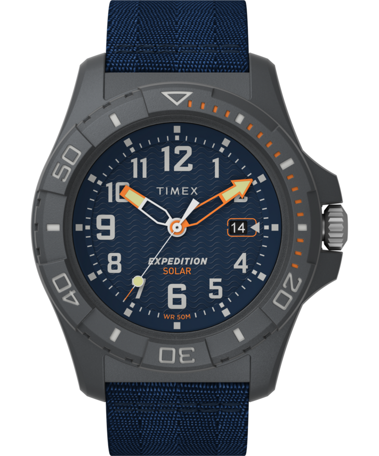 Expedition Freedive Ocean 46mm Recycled Fabric Strap Watch TW2V40300 Timex UK