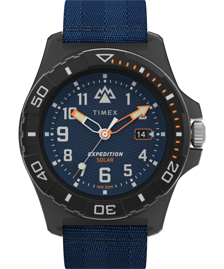 Expedition Freedive Ocean 46mm Recycled Fabric Strap Watch