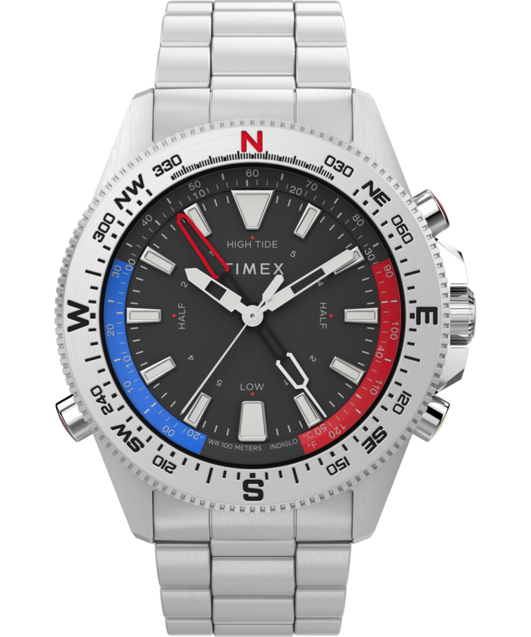 TW2V41800 Expedition Tide-Temp-Compass 43mm Stainless Steel Bracelet Watch Primary Image