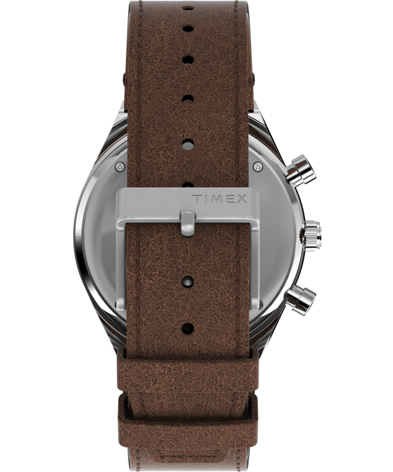 TW2V42800 Q Timex Chronograph 40mm Leather Strap Watch Strap Image