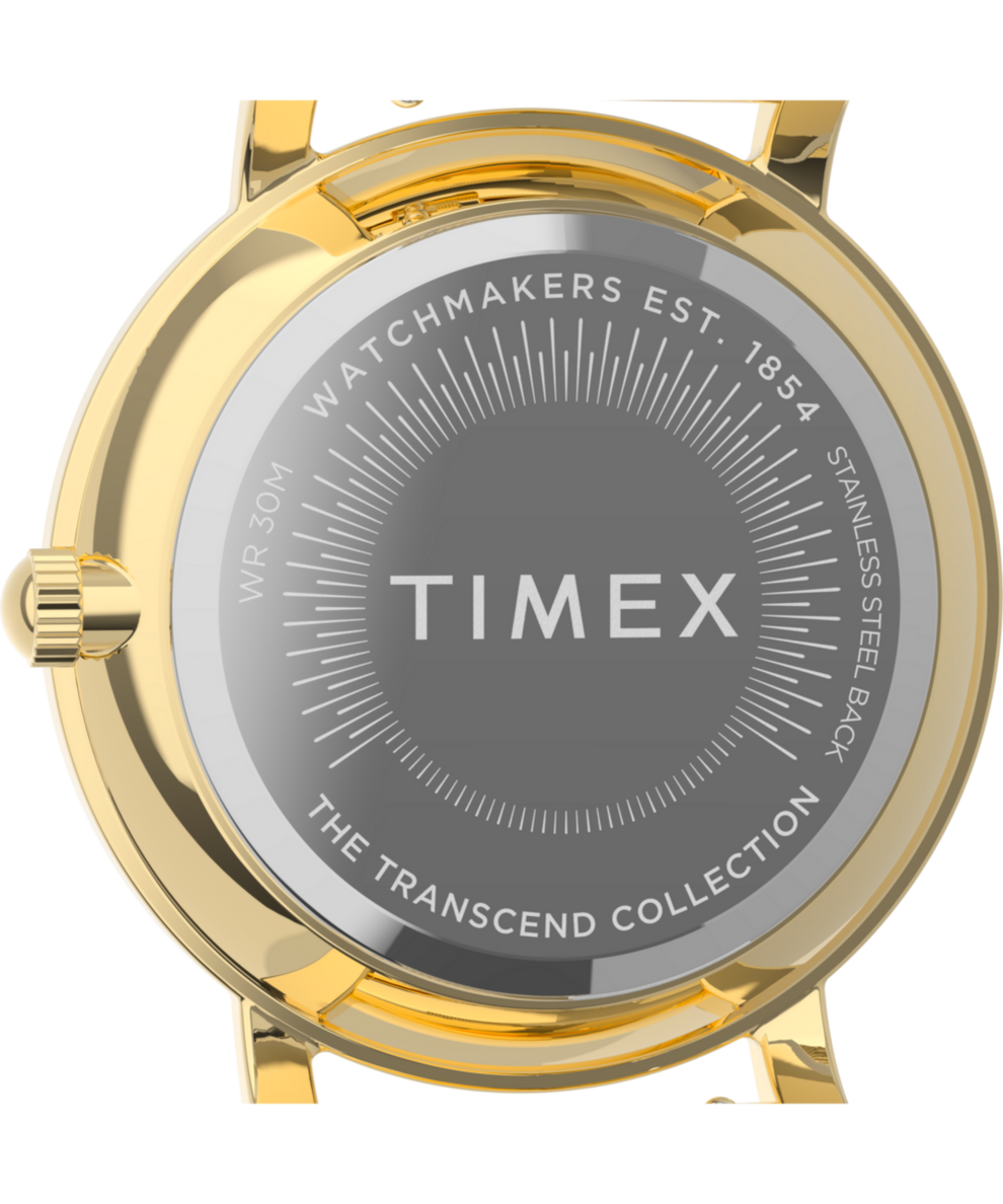 TW2V52300 Transcend 34mm Stainless Steel Bracelet Watch Caseback Image