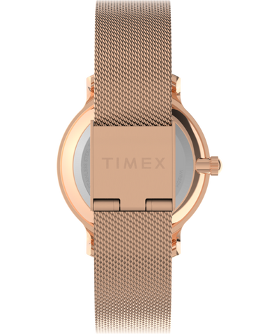TW2V52800UK Timex Transcend x BCRF 31mm Stainless Steel Bracelet Watch strap image