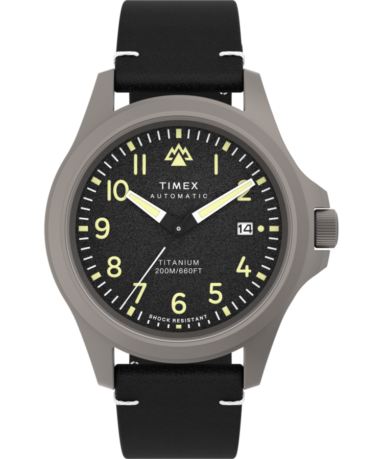 TW2V54000 Expedition® Field Post Titanium Automatic 41mm Eco-Friendly Leather Strap Watch Primary Image