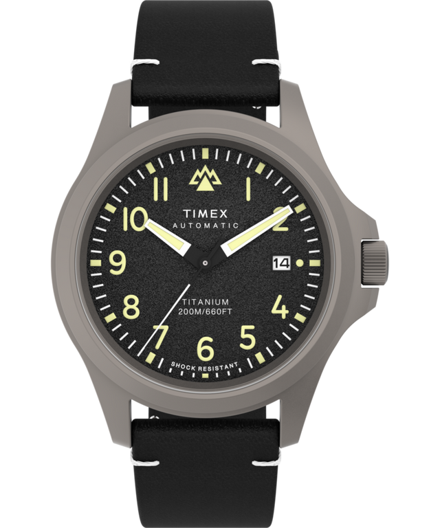TW2V54000 Expedition® Field Post Titanium Automatic 41mm Eco-Friendly Leather Strap Watch Primary Image
