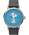 TW2V60600 Timex Standard x Peanuts Featuring Snoopy Back to School 40mm Leather Strap Watch Primary Image