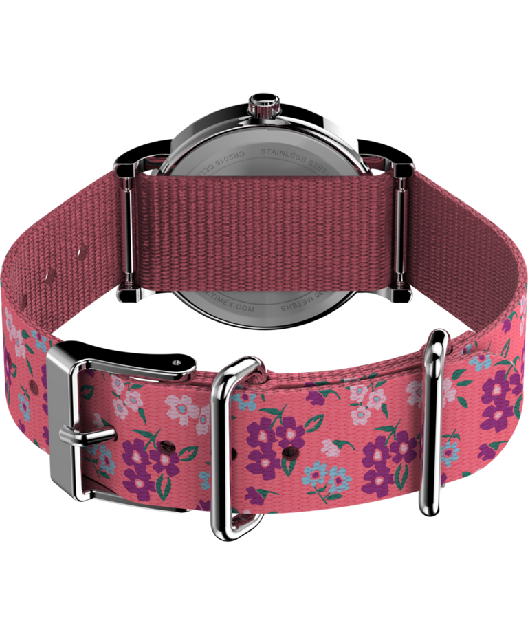 TW2V61400 Timex Weekender 31mm Fabric Strap Watch Caseback with Attachment Image