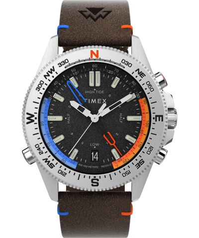 TW2V64400 Expedition Tide-Temp-Compass 43mm Eco-Friendly Leather Strap Watch Primary Image