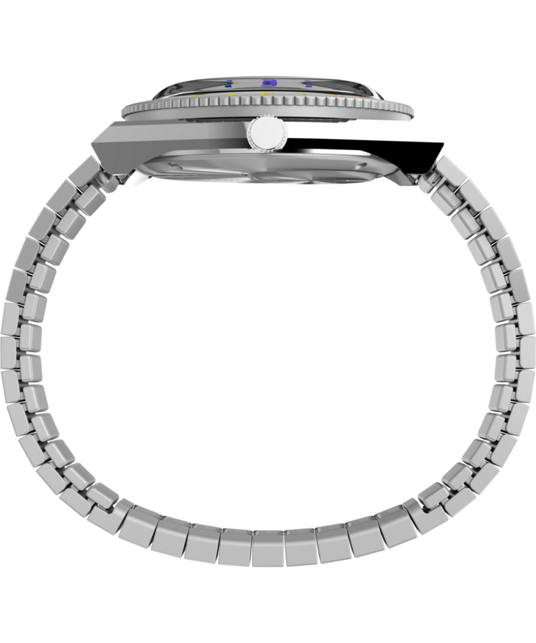 TW2V66000 Q Timex Rainbow 36mm Stainless Steel Expansion Band Watch Profile Image
