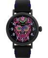 TW2V67600 Timex Waterbury Standard Dia de los Muertos 40mm Leather Strap Watch Primary Image