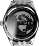 TW2V67800 Timex Legacy Day and Date 41mm Stainless Steel Bracelet Watch Caseback Image