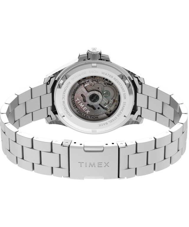 TW2V72100UK Harborside Coast Automatic 44mm Stainless Steel Bracelet Watch back (with strap) image
