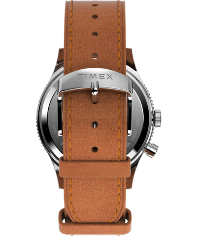 TW2V74000 Waterbury Traditional GMT 39mm Leather Strap Watch Strap Image