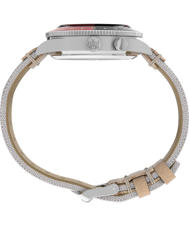 TW2V74100 Waterbury Traditional GMT 39mm Mixed Material Strap Watch Profile Image