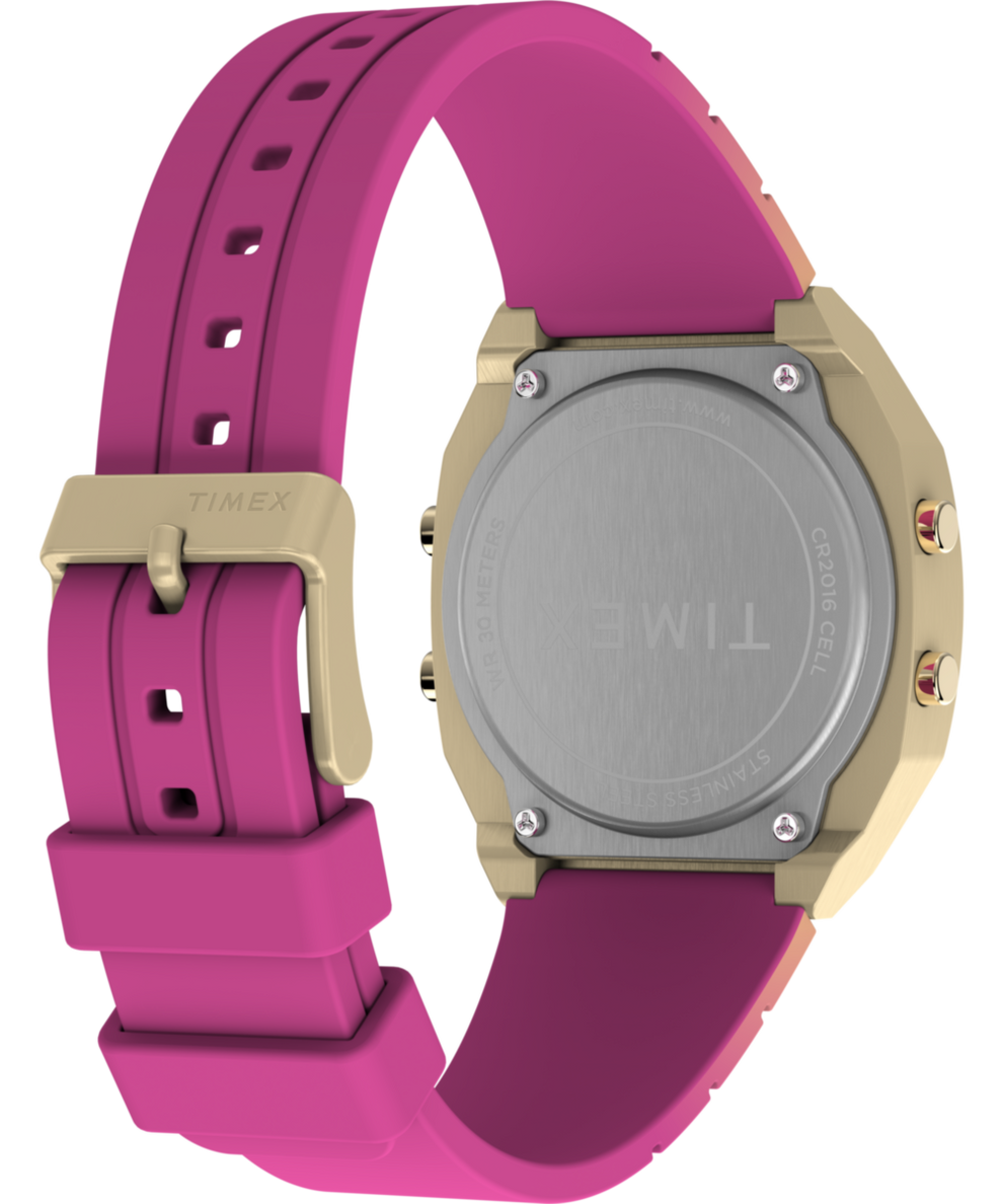 TW2V74400 Timex T80 Steel 36mm Resin Strap Watch Caseback with Attachment Image