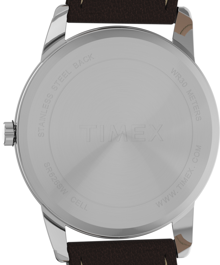 TW2V75200 Easy Reader® 35mm Eco-Friendly Sustainable Strap Watch Caseback Image