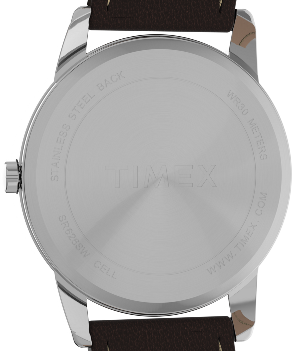 TW2V75200 Easy Reader® 35mm Eco-Friendly Sustainable Strap Watch Caseback Image