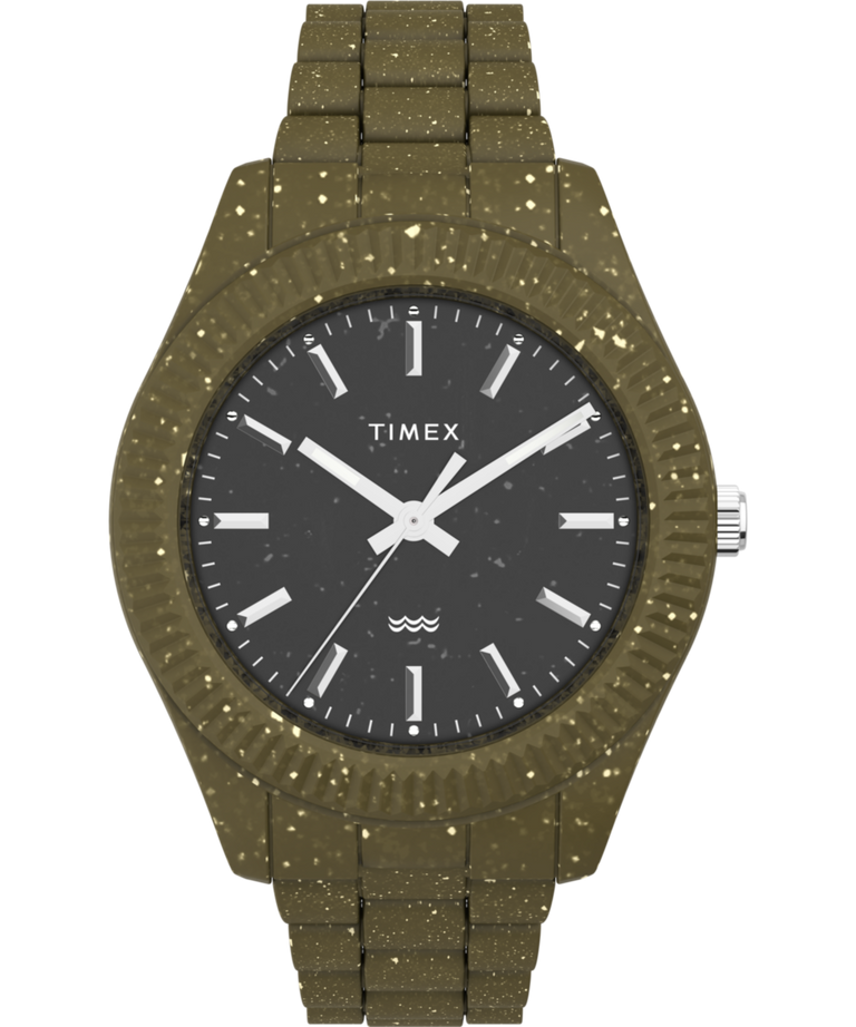 TW2V77100 Timex Legacy Ocean 42mm Recycled Plastic Bracelet Watch Primary Image