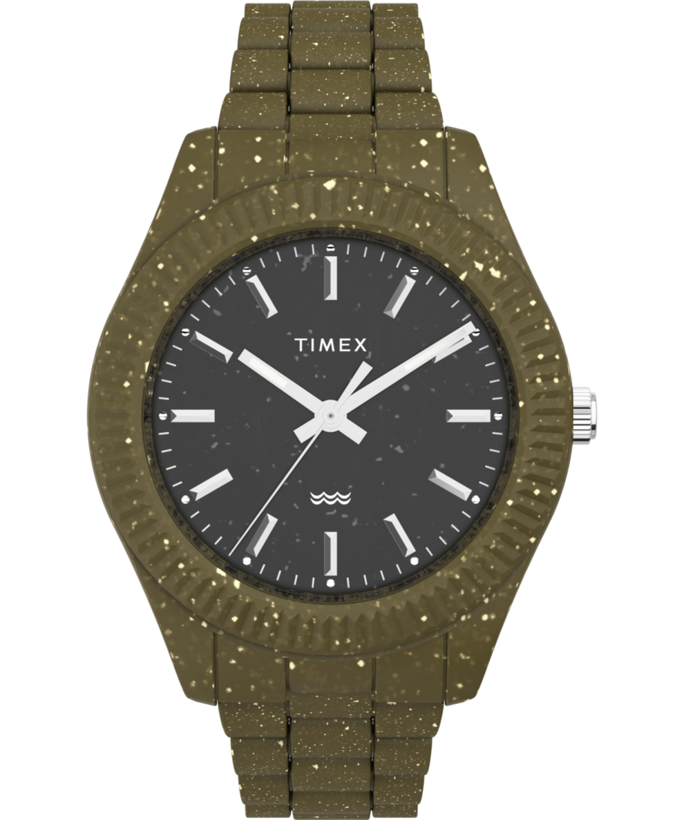 TW2V77100 Timex Legacy Ocean 42mm Recycled Plastic Bracelet Watch Primary Image