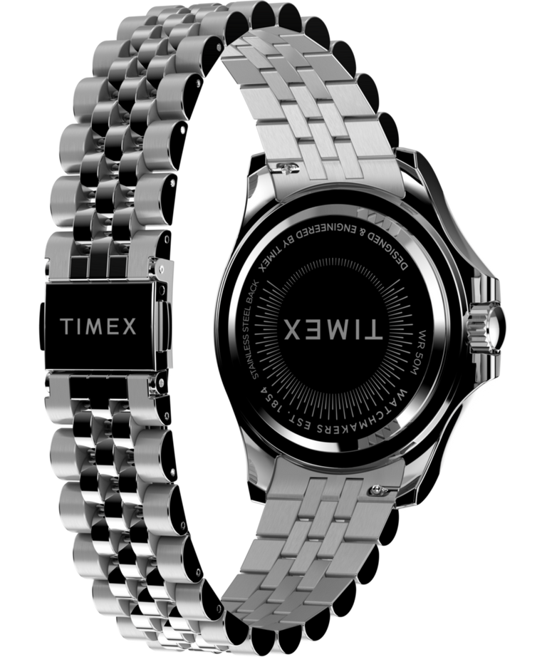 TW2V79600 Kaia Multifunction 40mm Stainless Steel Bracelet Watch Caseback with Attachment Image