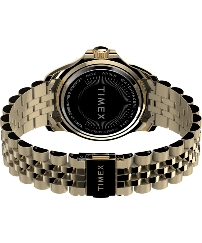TW2V80000 Kaia 38mm Stainless Steel Bracelet Watch Caseback with Attachment Image